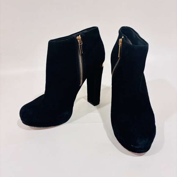 MICHAEL KORS Black suede ankle boots | Classic leather  | Size 6 * - Picture 4 of 12